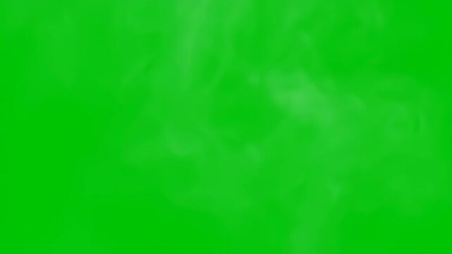 A rapid plume of light smoke quickly dissipating and vanishing on a green screen mystery, dramatic, production