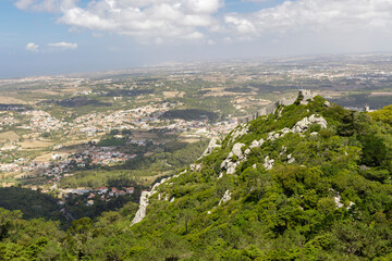 Castelo dos Mouros, a 10th-century Moorish clifftop castle with hiking trails and panoramic views.