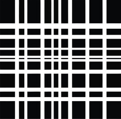 Black bars grid, abstract pattern for modern design, data and technology