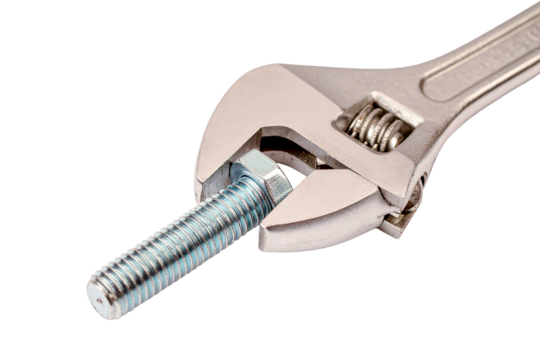 an adjustable wrench - Powered by Adobe