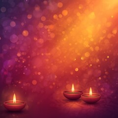 Festive Radiance and Candle Glow