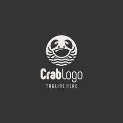 Classic Black White Crab Artwork