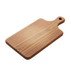 Fototapeta premium Elegant wooden serving board with warm brown tones highlighting natural grain patterns texture