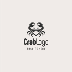 Elegant Crab Branding Logo Concept