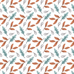 pattern, seamless, flower, leaf, floral, vector, wallpaper, nature, design, illustration, art, decoration, plant, texture, ornament, leaves, rose, spring, vintage, textile, branch, summer, decor, draw