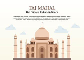 Taj Mahal The Famous India Landmark