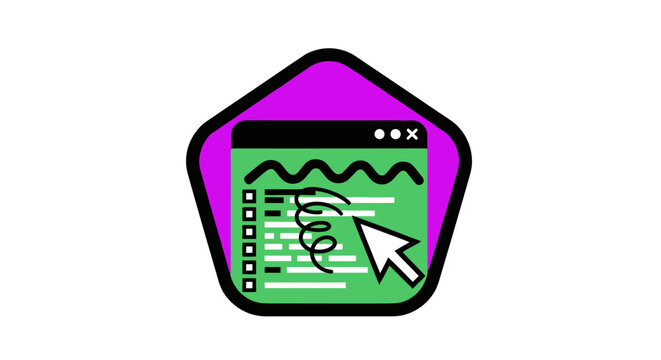 Web Development Coding Interface.