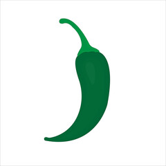 green chili or jalapeno chili vector