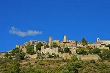 The village of Bargem in southeastern France