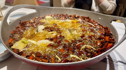 Authentic Sichuan Spicy Boiled Fish with Chili and Peppercorns