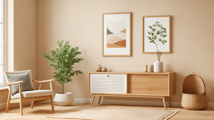 Simple and stylish room interior design