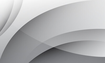 Abstract white and gray wave background. Vector illustration