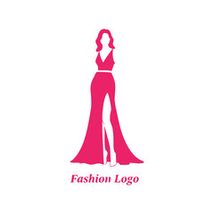 Beautiful Modern Woman Fashion Icon Vector Graphic Illustration