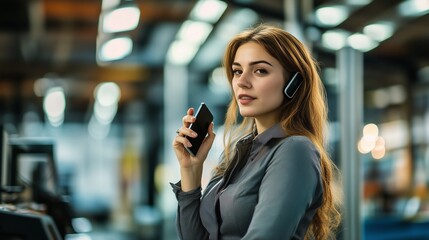 Woman in glasses talking on cell phone. Woman talking to man in realistic video. A phone with a shallow depth of the workplace. A woman wearing glasses is speaking on a mobile lifestyle phone.