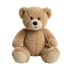 Fototapeta premium A cuddly plush companion fostering warmth and comfort, radiating gentle, inviting charm, evoking