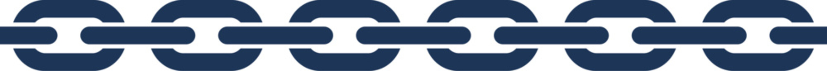 Chain Illustration for Badge, Emblem, or Industrial Design