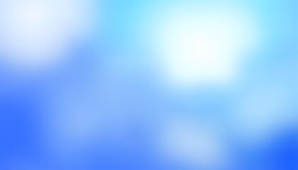 Soft Blur Blue Glow Background