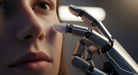 Human Face Interaction With Robotic Arm Artificial Intelligence and Future Tech