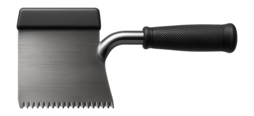 Shingle remover with a serrated edge for roofing projects.