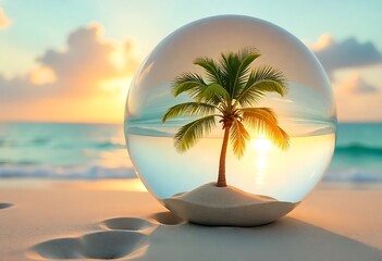 Majestic arctic seals gracefully swim in crystal clear underwater ocean with snow capped mountains reflecting on the tranquil water surface