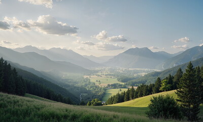 Obraz premium panorama of the mountains