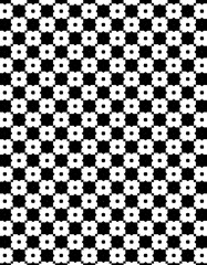 Simple black and white floral pattern