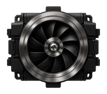 Multistage fan with a modular design for easy maintenance in an automotive assembly plant.