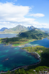 view from the mountain,Norway