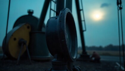 Woman golfer putting golf ball on green during autumn day, enjoying outdoor lifestyle and recreation, trees with colorful leaves in background