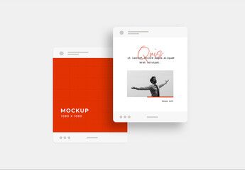 Mockup For Social Media Posts