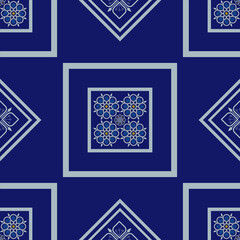 geometric seamless pattern vector design