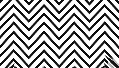 Simple black and white zig-zag pattern