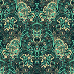 Sogan pattern batik design with classic ornaments and decorations