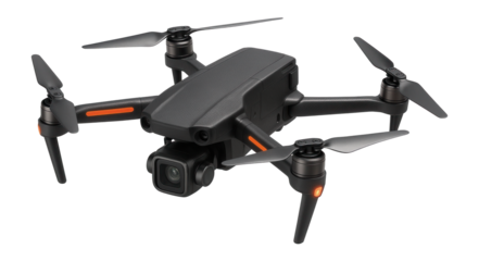 Inspection drone with thermal imaging camera and extended flight range