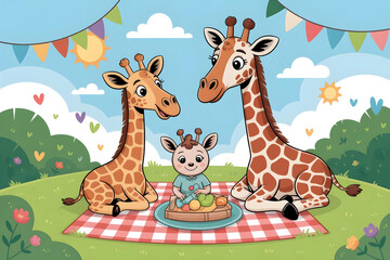 Obraz premium giraffe in the jungle