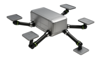 Science module with external robotic arms and instrument platforms
