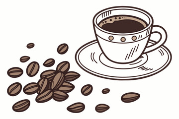 Obraz premium cup of coffee