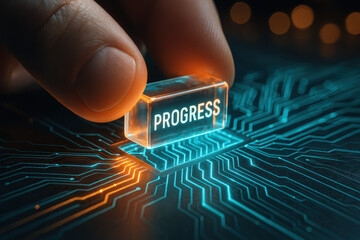 Progress and innovation drive development and advancement through connection interface control and technology