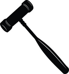 Medical reflex hammer for neurological examination and diagnostic tests