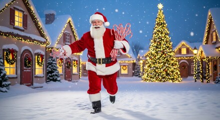 Merry Xmas background, glowing holiday wallpaper, festive stars and snow gradient