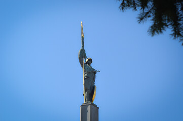 Fototapeta premium Soviet War Memorial or The Red Army memorial or Museum in Vienna, Austria