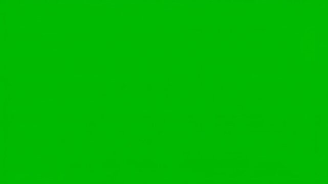 A fast-moving optical flare zapping and streaking across a solid green screen, creating a dynamic light effect energy, zapping, accelerated