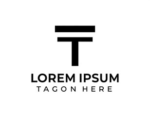Simple, bold logo with a stylized "T