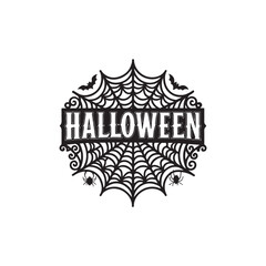 Halloween Typography with Decorative Vector  (3).eps