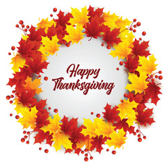 Obraz premium happy thanksgiving celebration design