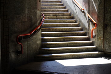 stairs in the red