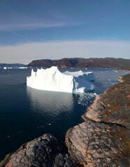 Iceberg in arctic waters