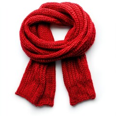 Christmas red knitted scarf clothing accessory apparel.