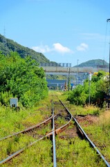 Fototapeta premium 吉備線 線路