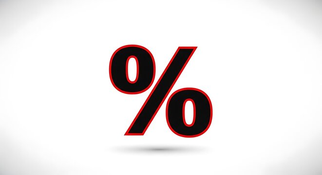 Percentage Symbol - A Simple Visual Representation.